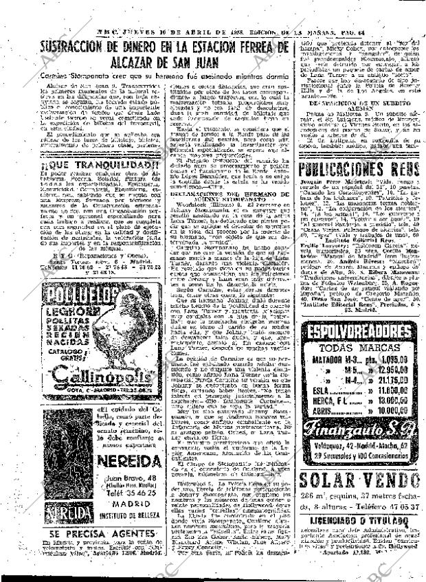 ABC MADRID 10-04-1958 página 64