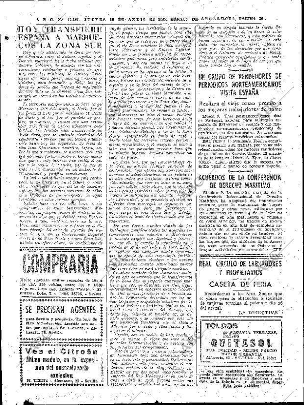 ABC SEVILLA 10-04-1958 página 20