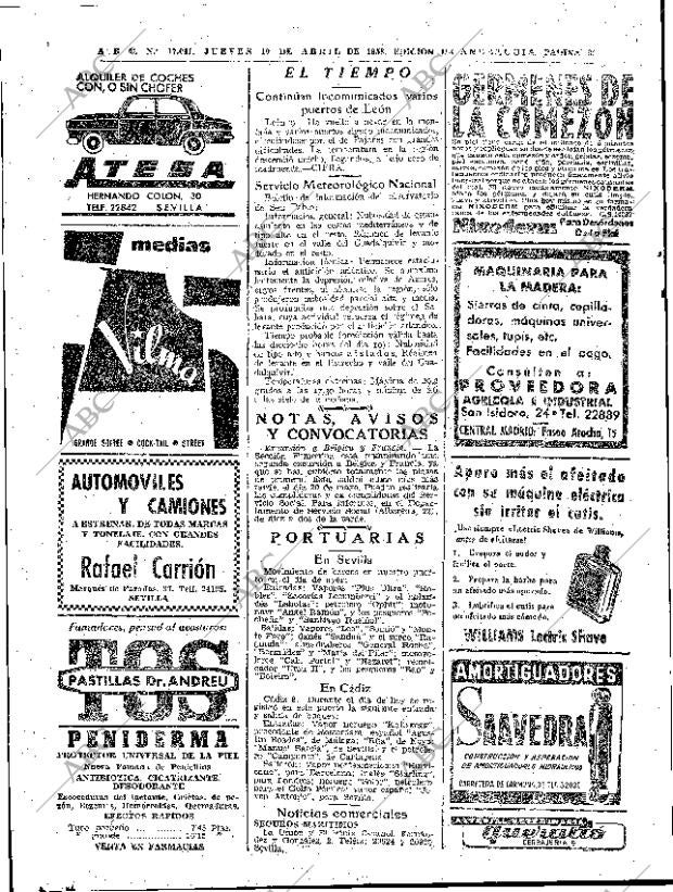 ABC SEVILLA 10-04-1958 página 32
