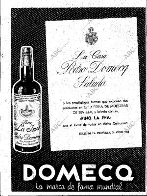 ABC SEVILLA 10-04-1958 página 38