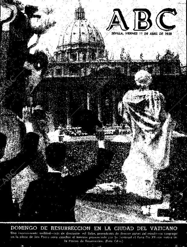 ABC SEVILLA 11-04-1958 página 1