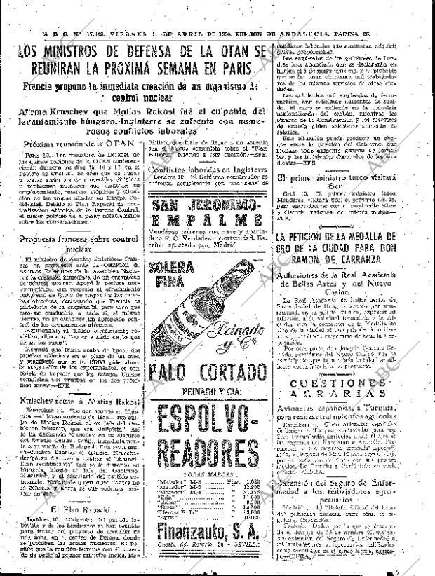 ABC SEVILLA 11-04-1958 página 25