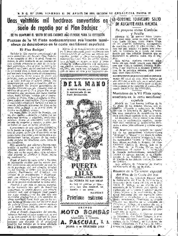 ABC SEVILLA 11-04-1958 página 27
