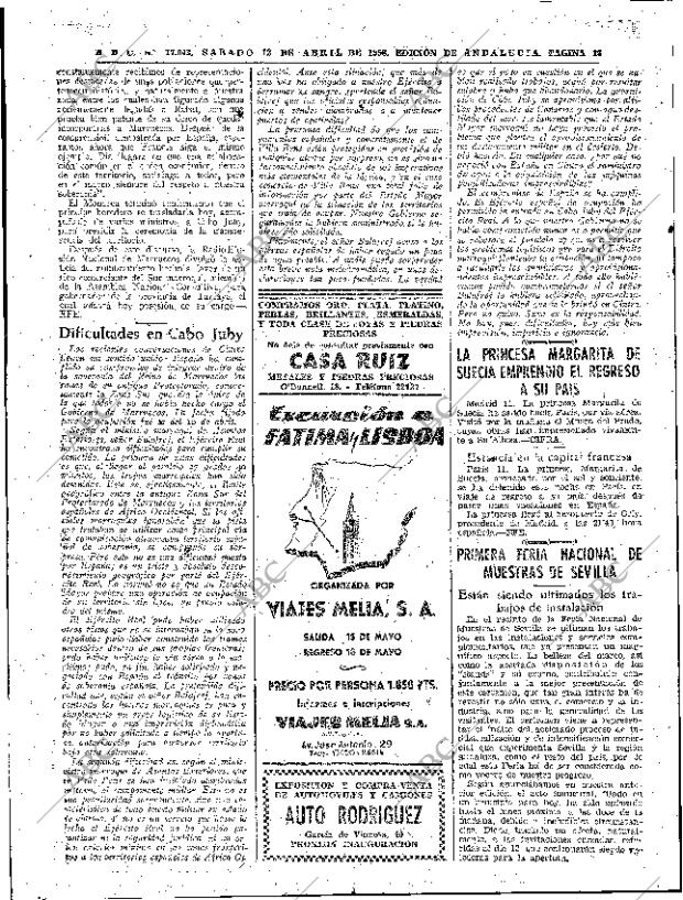 ABC SEVILLA 12-04-1958 página 16
