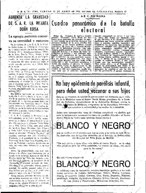 ABC SEVILLA 12-04-1958 página 17