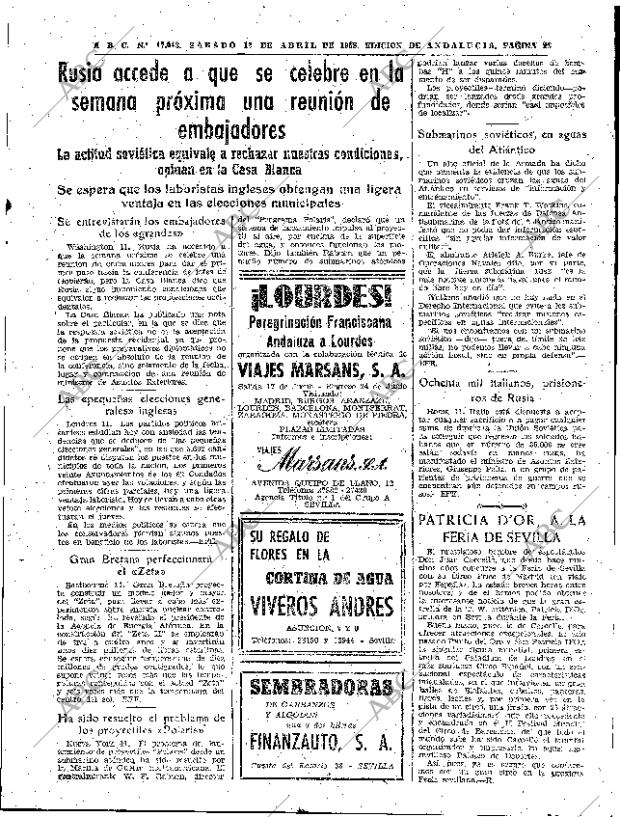 ABC SEVILLA 12-04-1958 página 23