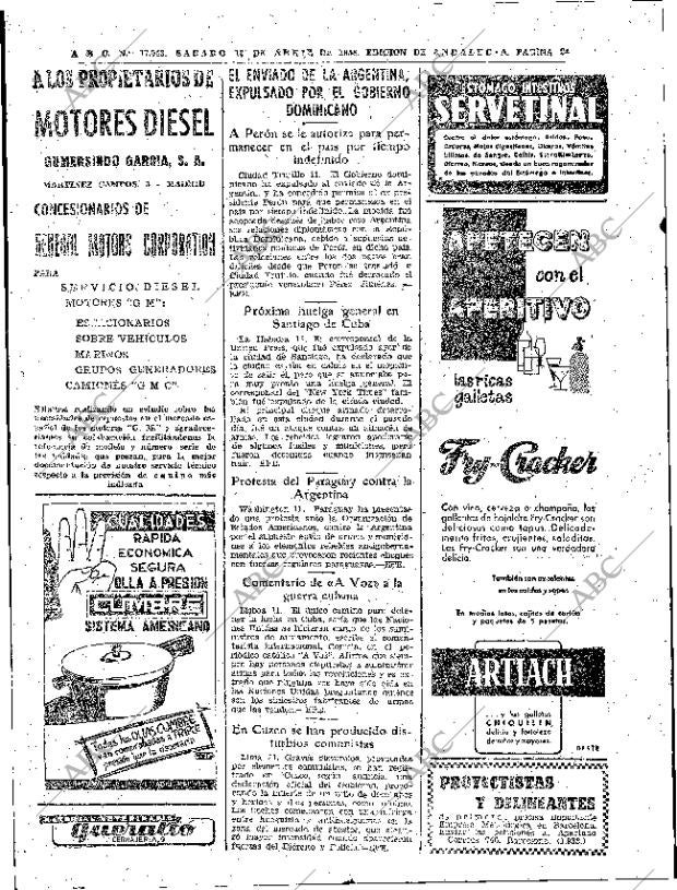 ABC SEVILLA 12-04-1958 página 24