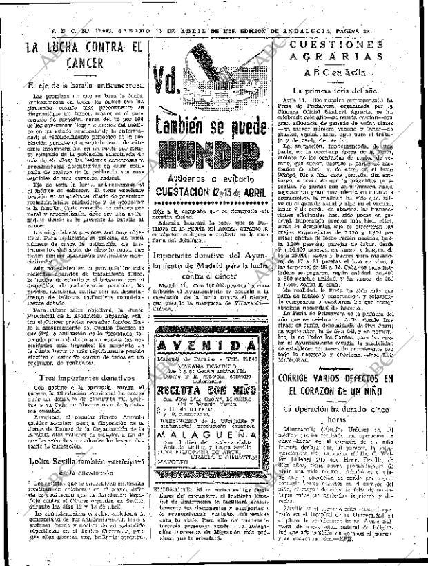 ABC SEVILLA 12-04-1958 página 28
