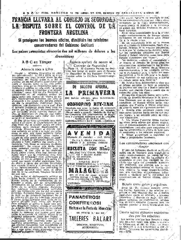 ABC SEVILLA 13-04-1958 página 39