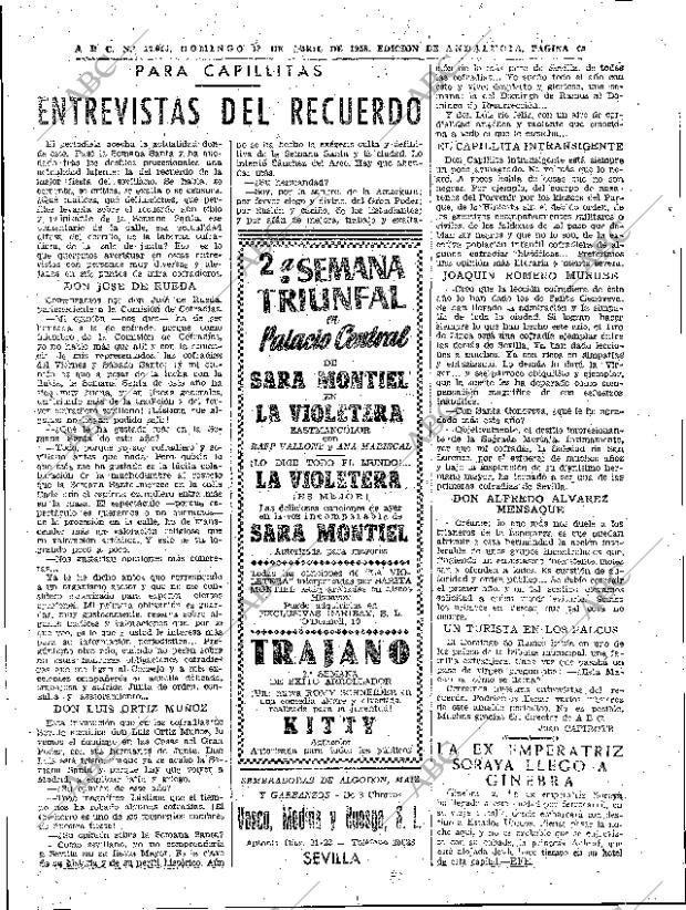ABC SEVILLA 13-04-1958 página 40