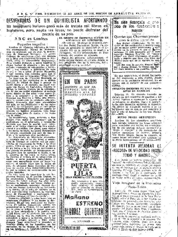 ABC SEVILLA 13-04-1958 página 41