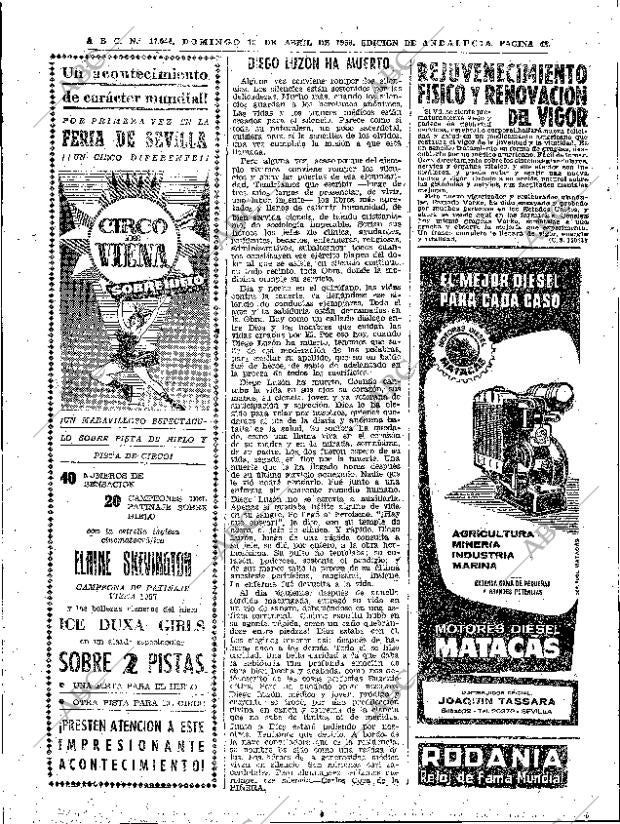 ABC SEVILLA 13-04-1958 página 42