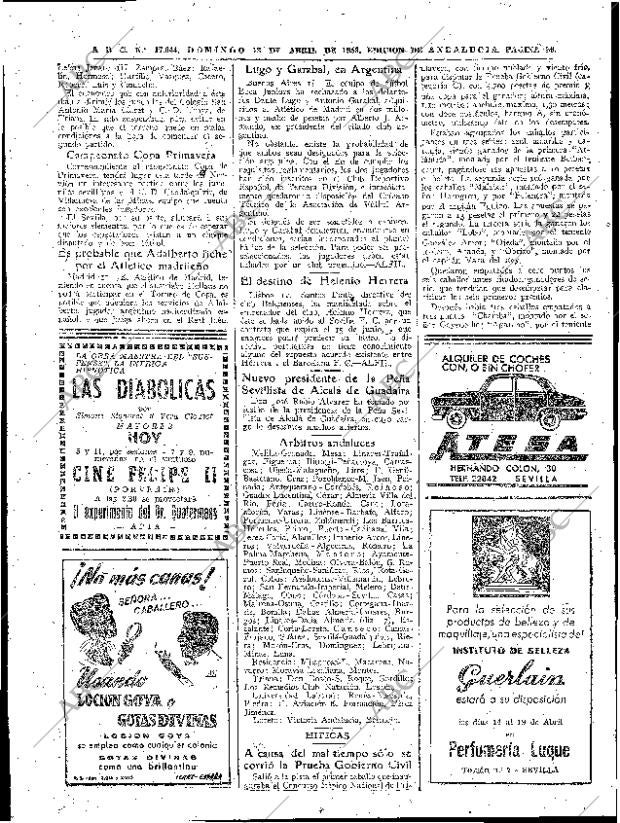 ABC SEVILLA 13-04-1958 página 56