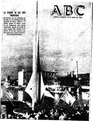 ABC SEVILLA 15-04-1958 página 1