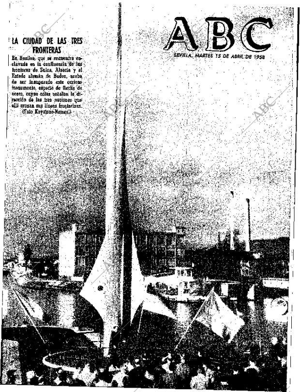 ABC SEVILLA 15-04-1958 página 1