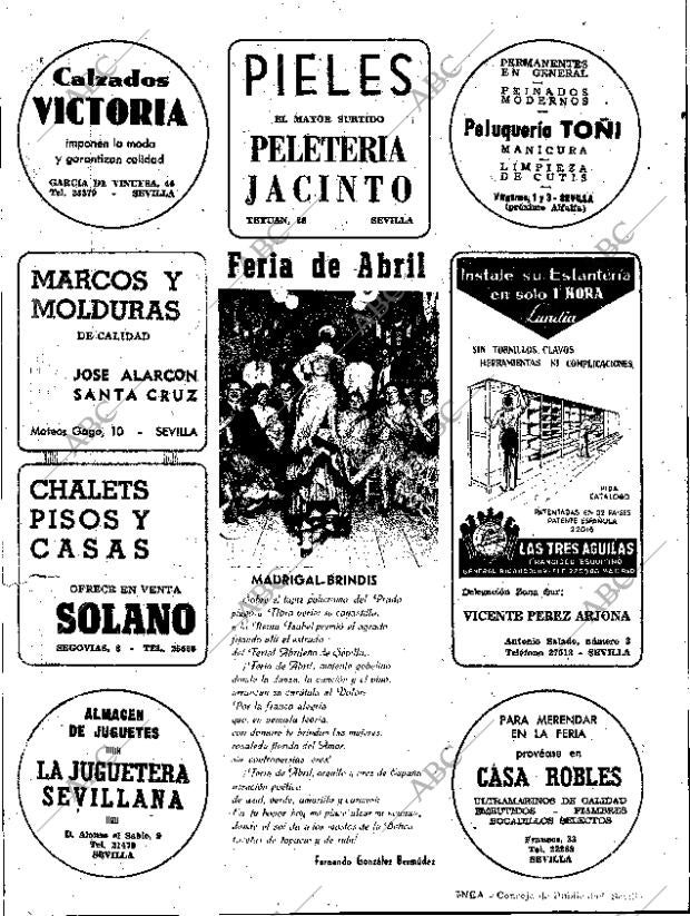 ABC SEVILLA 15-04-1958 página 10