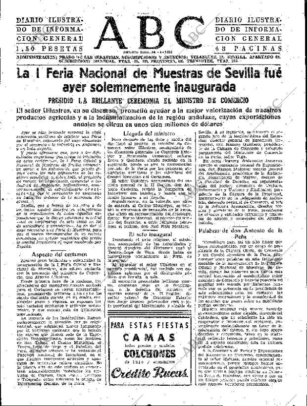 ABC SEVILLA 15-04-1958 página 15