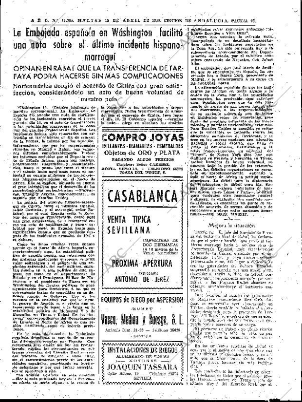 ABC SEVILLA 15-04-1958 página 21