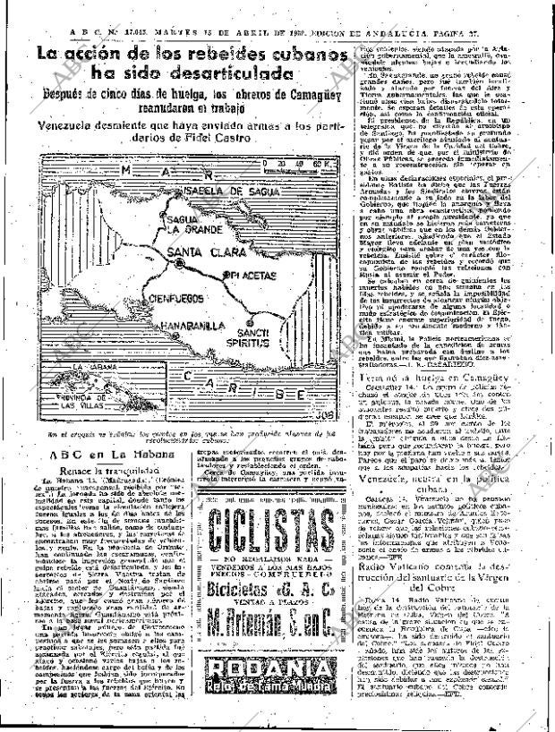 ABC SEVILLA 15-04-1958 página 27