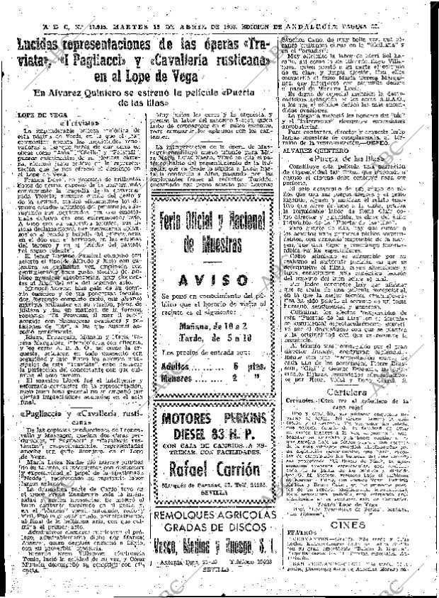 ABC SEVILLA 15-04-1958 página 35