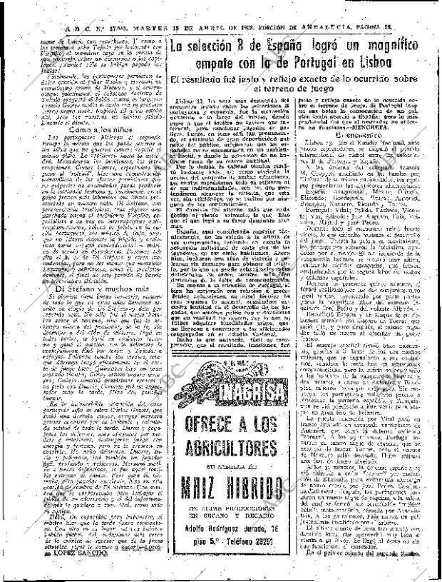 ABC SEVILLA 15-04-1958 página 38