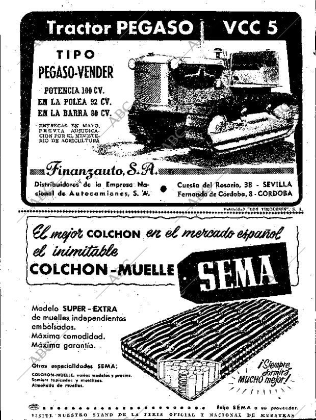 ABC SEVILLA 15-04-1958 página 6