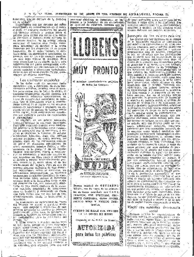 ABC SEVILLA 16-04-1958 página 18