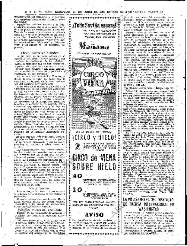 ABC SEVILLA 16-04-1958 página 22