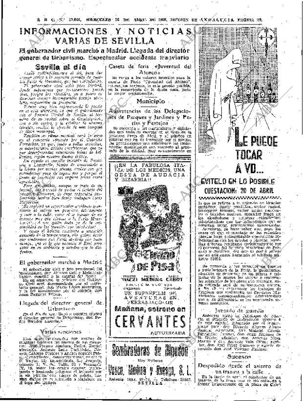ABC SEVILLA 16-04-1958 página 29