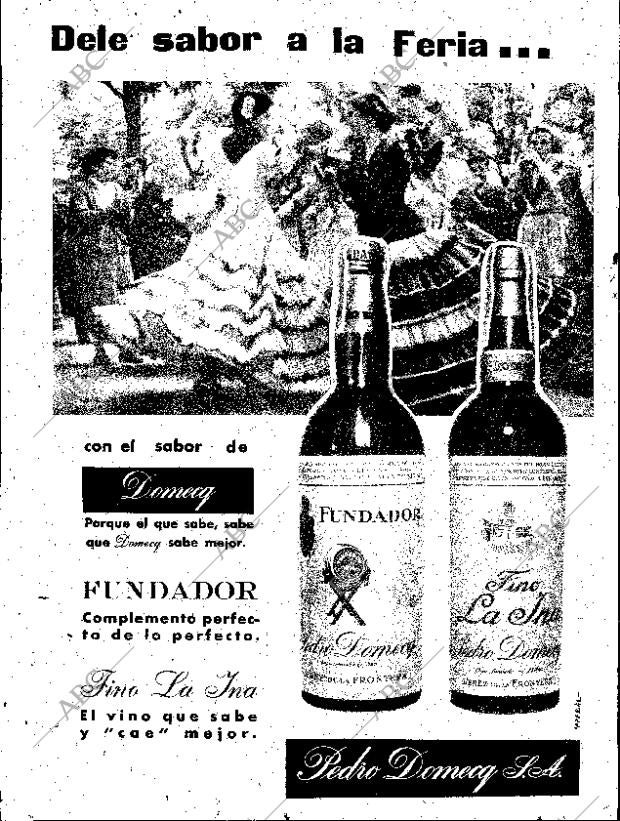 ABC SEVILLA 16-04-1958 página 40