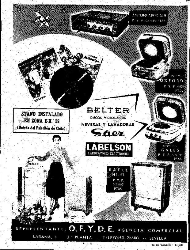 ABC SEVILLA 16-04-1958 página 52