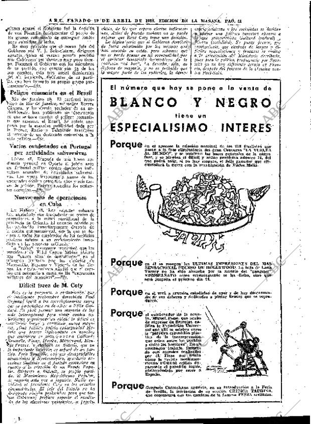 ABC MADRID 19-04-1958 página 41