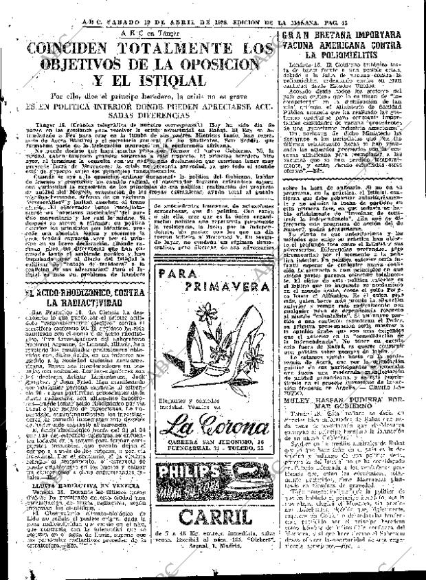 ABC MADRID 19-04-1958 página 43