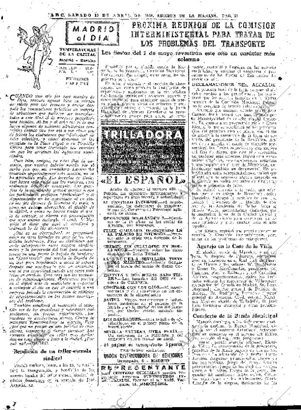 ABC MADRID 19-04-1958 página 51