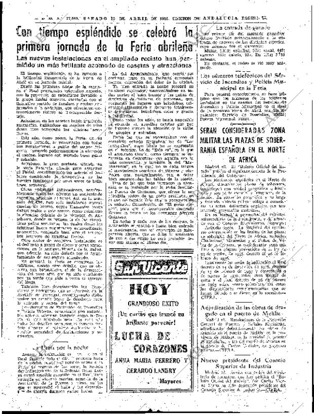 ABC SEVILLA 19-04-1958 página 25