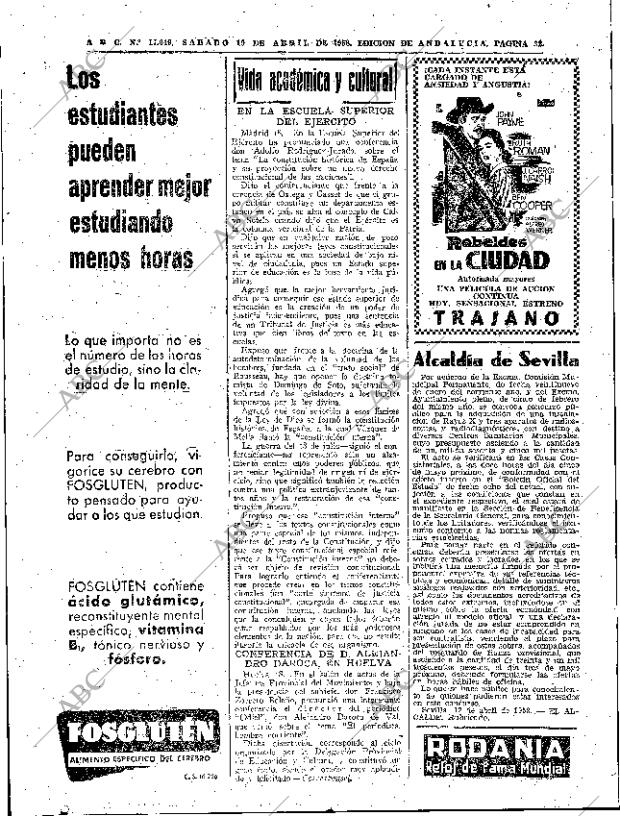 ABC SEVILLA 19-04-1958 página 30