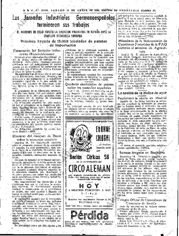 ABC SEVILLA 19-04-1958 página 31