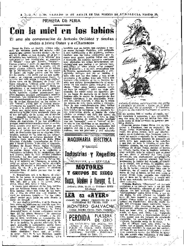 ABC SEVILLA 19-04-1958 página 37