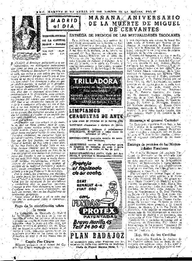 ABC MADRID 22-04-1958 página 47