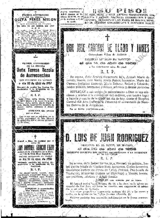 ABC MADRID 22-04-1958 página 74