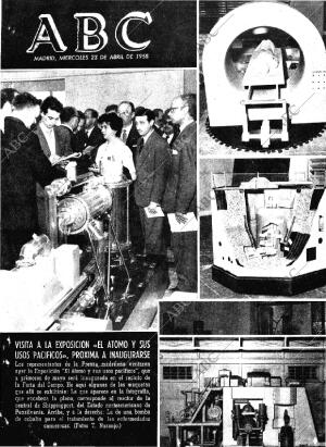 ABC MADRID 23-04-1958 página 1