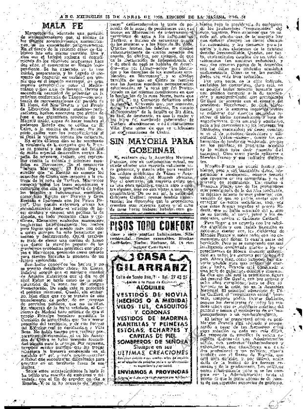 ABC MADRID 23-04-1958 página 34