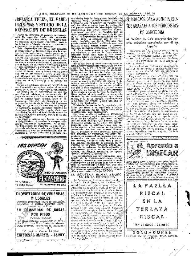 ABC MADRID 23-04-1958 página 36