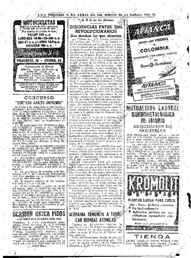 ABC MADRID 23-04-1958 página 38