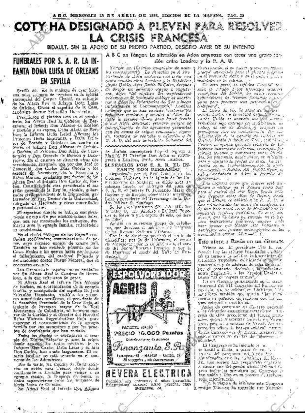ABC MADRID 23-04-1958 página 39