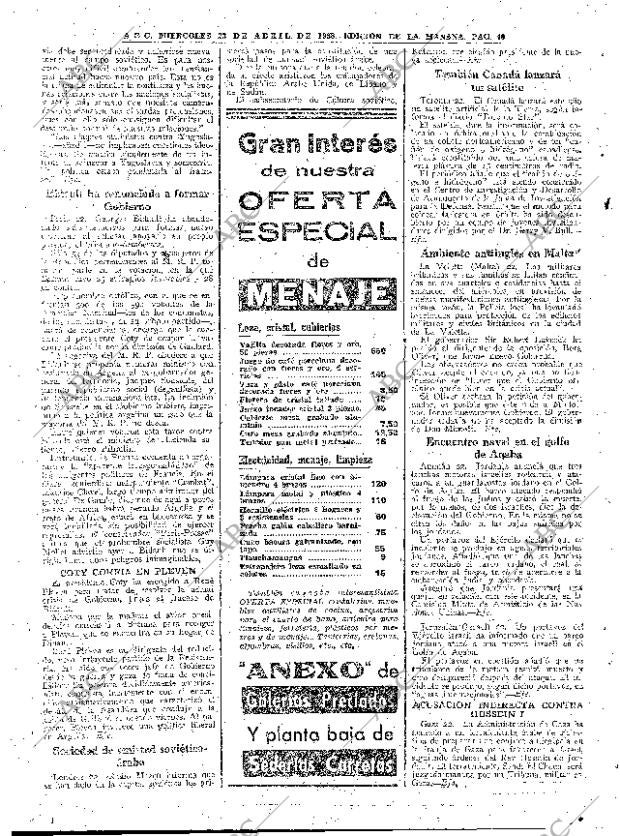 ABC MADRID 23-04-1958 página 40