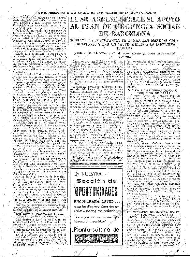 ABC MADRID 23-04-1958 página 43