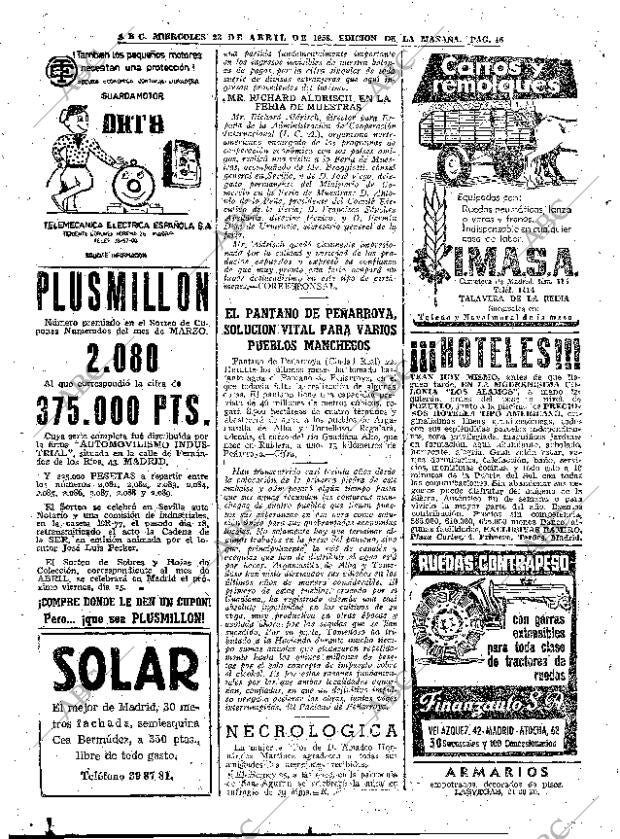 ABC MADRID 23-04-1958 página 46