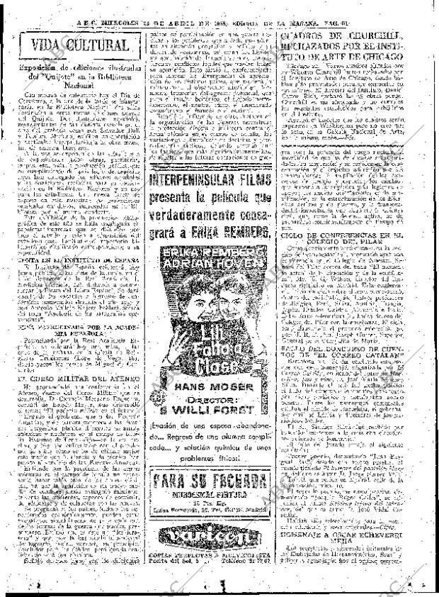 ABC MADRID 23-04-1958 página 51