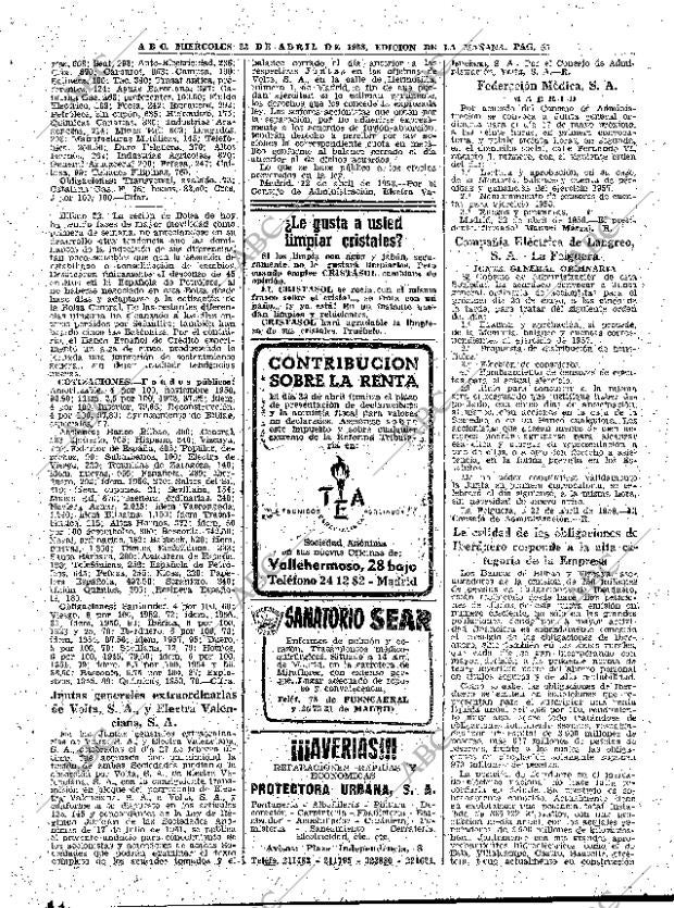ABC MADRID 23-04-1958 página 55
